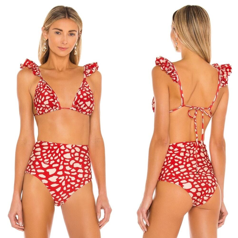 PATBO Ruffle Bikini Top - Picture 2 of 5